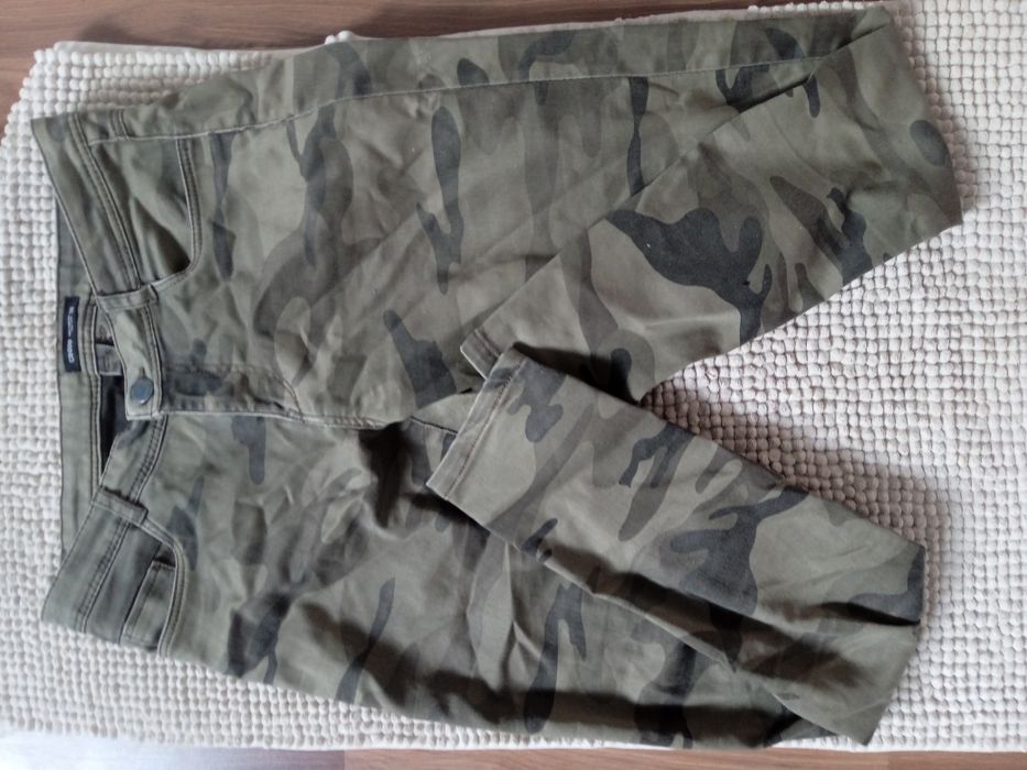 Spodnie moro jeansy jeansowe M L