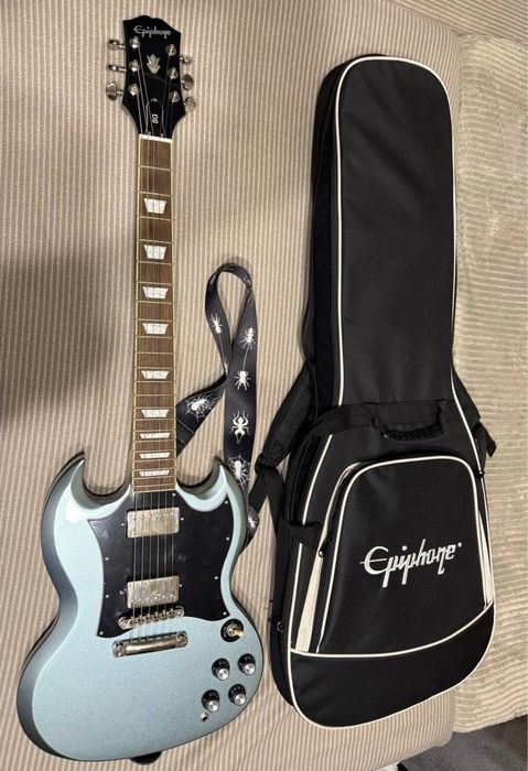 Електрогітара Epiphone SG Standard Pelham Blue + чохол