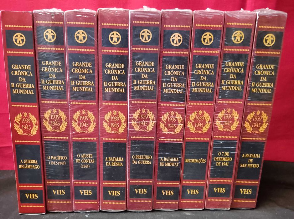 9 filmes em  cassetes VHS 8 seladas