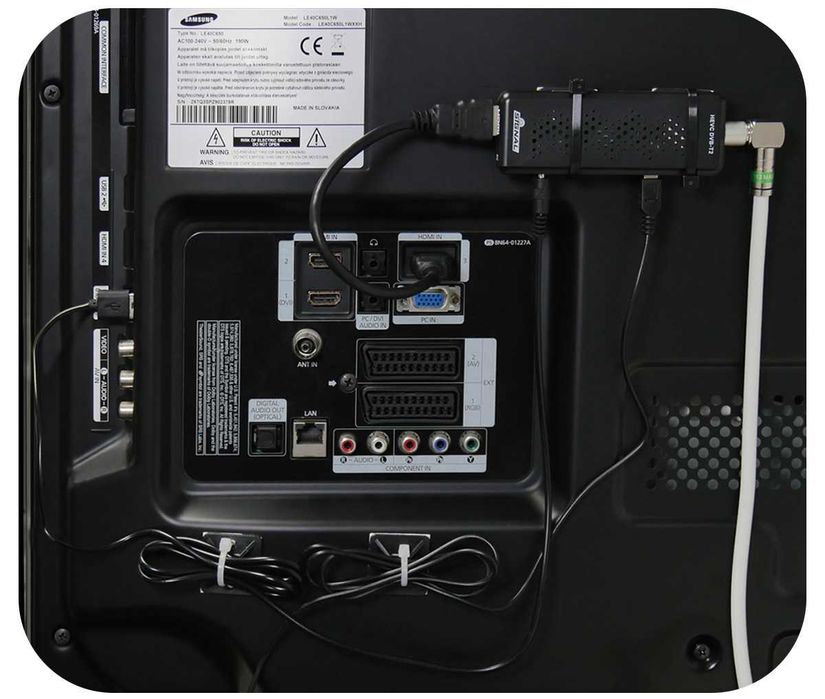 Tuner dekoder telewizja naziemna DVB-T2 sieć TV H.265 HEVC HDMI USB T2