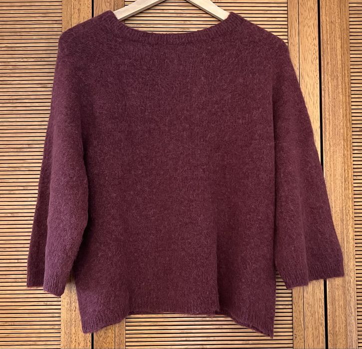 Sweter w kolorze burgundowym