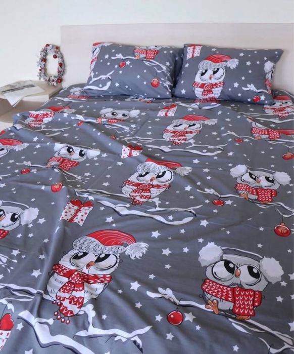 Новорічна Постільна білизна Бязь Голд люкс