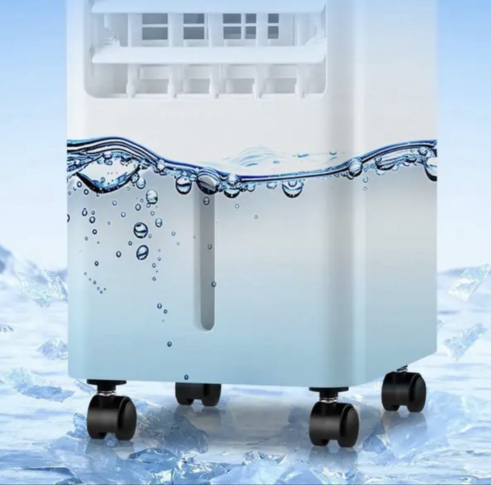 Портативний охолоджувач-зволожувач повітря на 3 швидкості з пультом