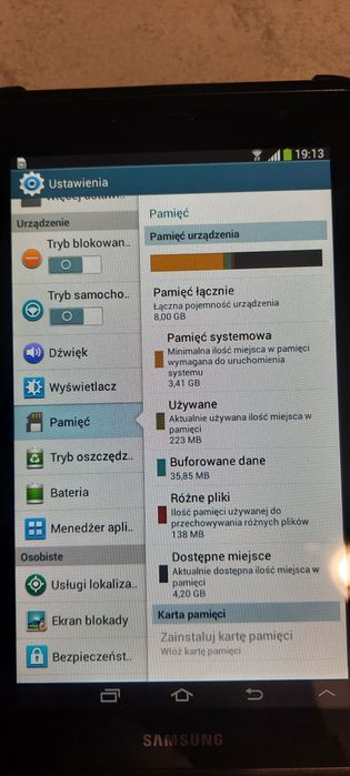 Tablet Galaxy Tab 2