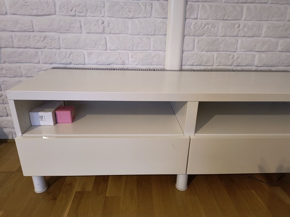 Półka,szafka pod TV biała