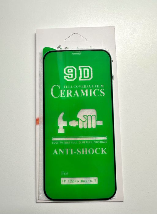 Nowe Etui, Case iPhone 12 Pro Max imitacja szkła + szkło ekran GRATIS