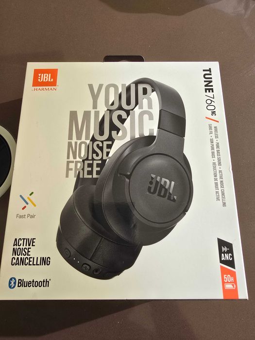 Fones JBL Tune 760NC – Cancelamento Ruído Ativo (ANC) e Som Pure Bass