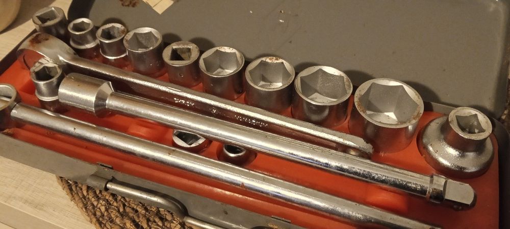 Klucze nasadowe grzechotka prl