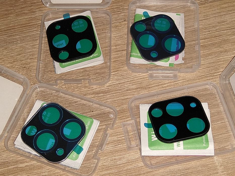 4xSzkło na Aparat/iPhone 11 pro/11 pro max/Zestaw