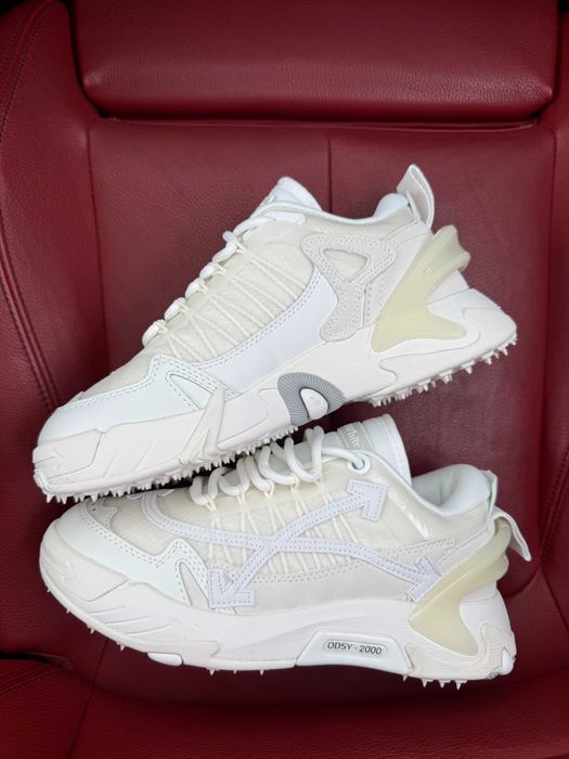 (БЕЗ ПЕРЕДОПЛАТИ) Off White Odsy 2000 White офф вайт одсі 2000 білі