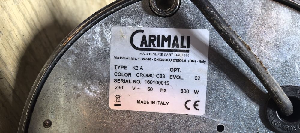 Професійна кавомолка Carimali