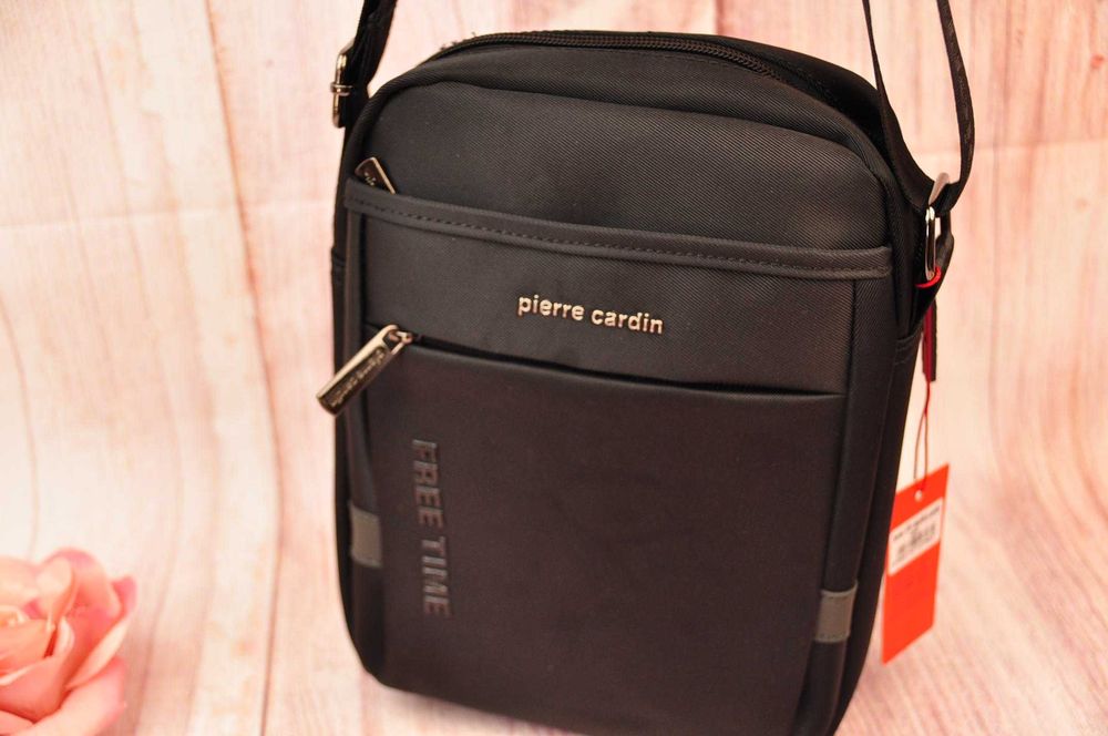Pierre Cardin oryginalna Torba na ramię kolor czarny Nowa