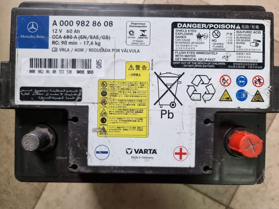 Акумулятор AGM Mercedes bmw оригінал В НАЯВНОСТІ