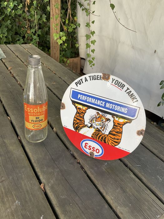Placa Esso esmalte