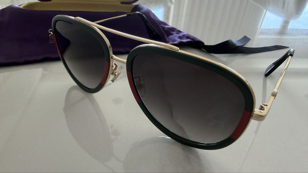 Óculos aviador Gucci gucci GG0062S 003