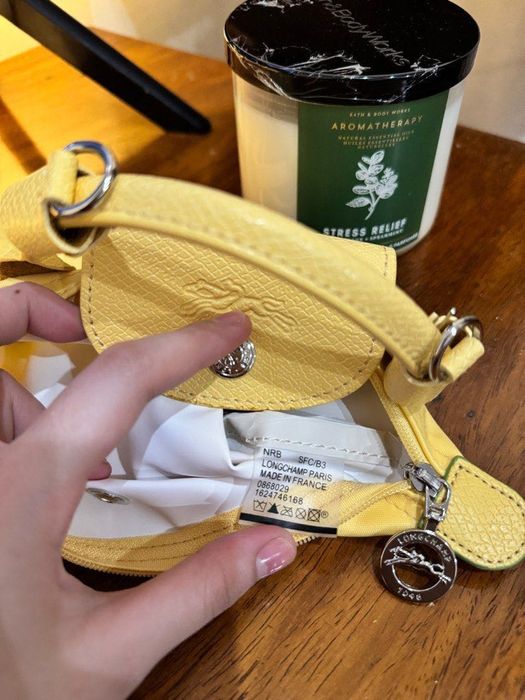 100% authentic Longchamp Le Pliage Cuir Crossbody Bag