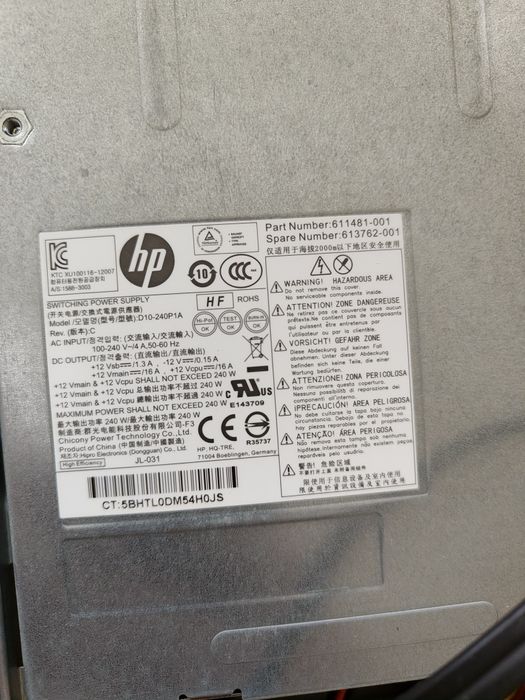 Сист. блок HP WorkStation Z220  i3-3240 на запчастини