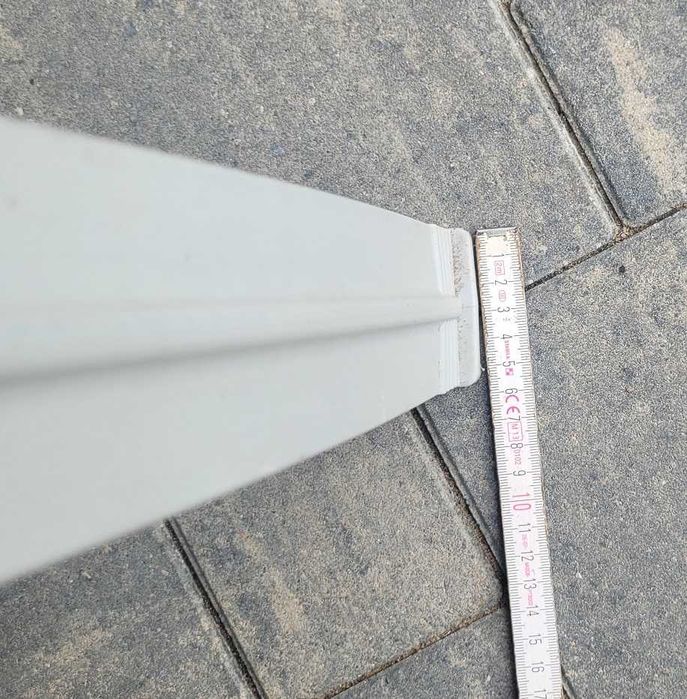 Stelaż, wspornik daszka polipropylenowego, wzmocniony włóknem szklanym