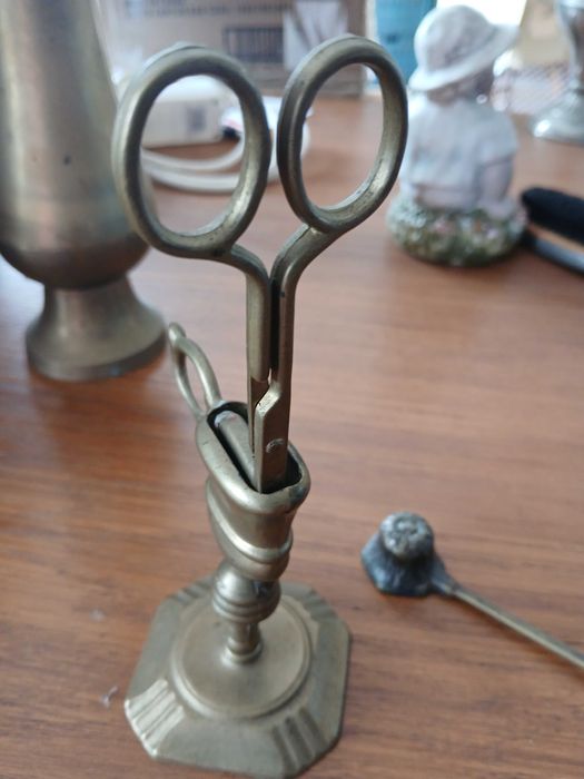 Apaga ou apagador de velas antigos