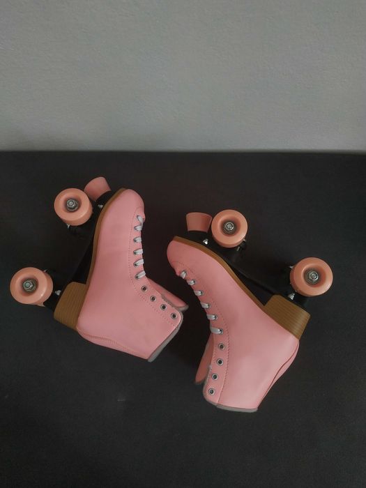 NOWE różowe wrotki