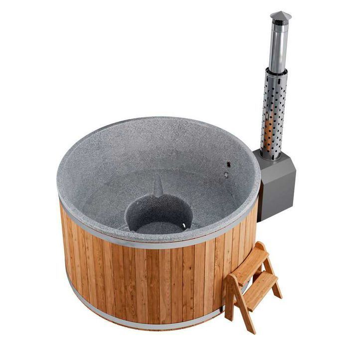 Balia ogrodowa Polar SPA Light 195 Hot z piecem zewnętrznym