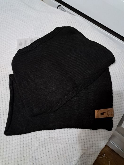 Narzutka LE MARLE wełna alpaka nowa z metką