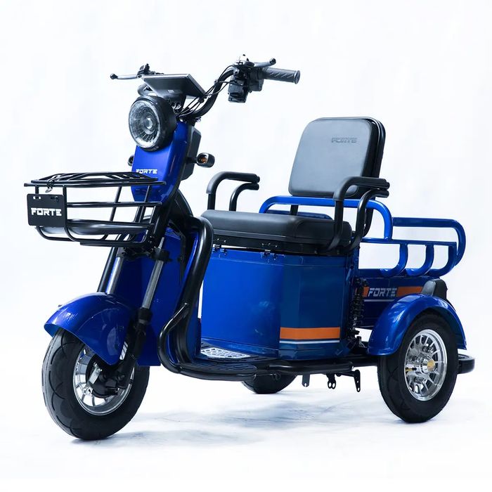 Трицикл акумуляторний Forte CARGO-WN1072  Є кольори Сірий. Синій. Чорний