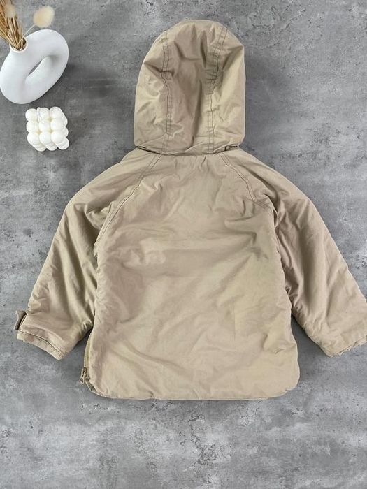 Парка zara для дівчинки на хутрі