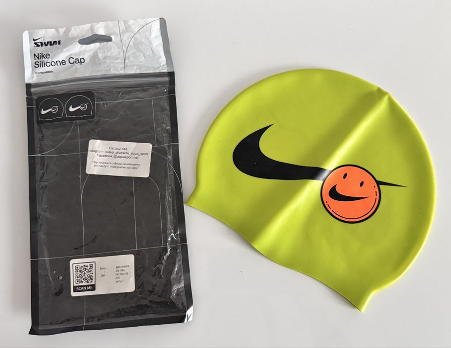 Czepek kąpielowy dziecięcy Nike silikonowy