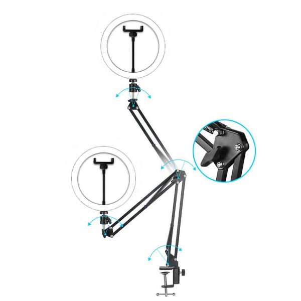 Настільний Штатив для зйомки зверху для смартфона творчість флатлей