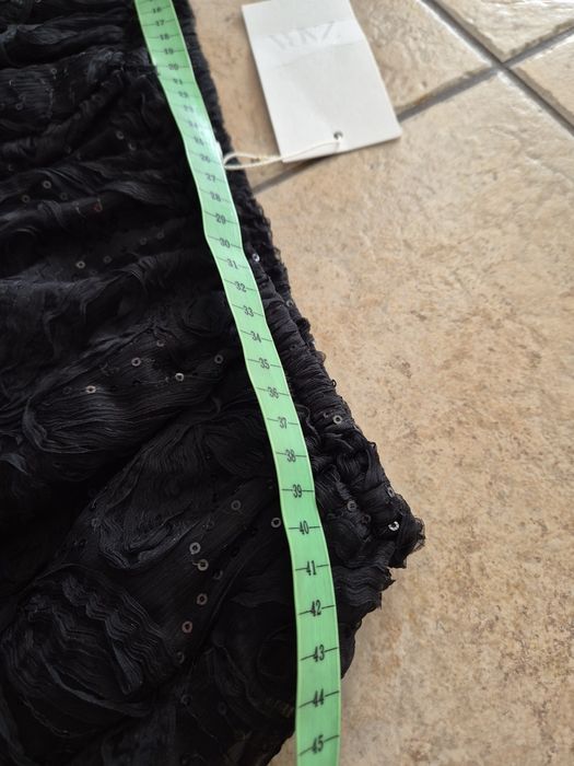 Spodnie haremki z cekinami 40 Zara