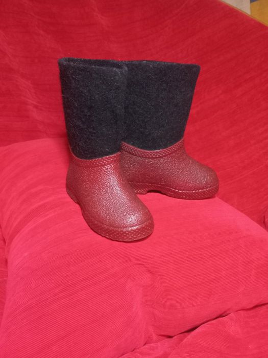 Валенки детские с галошами