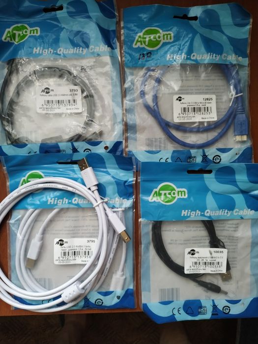 Перехідник кабель телевізорів, моніторів jack-RCA, DVI-VGA, HDMI, USB