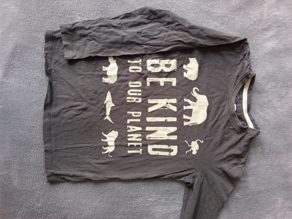 Koszulki długi rękaw, r. 128. 6 sztuk