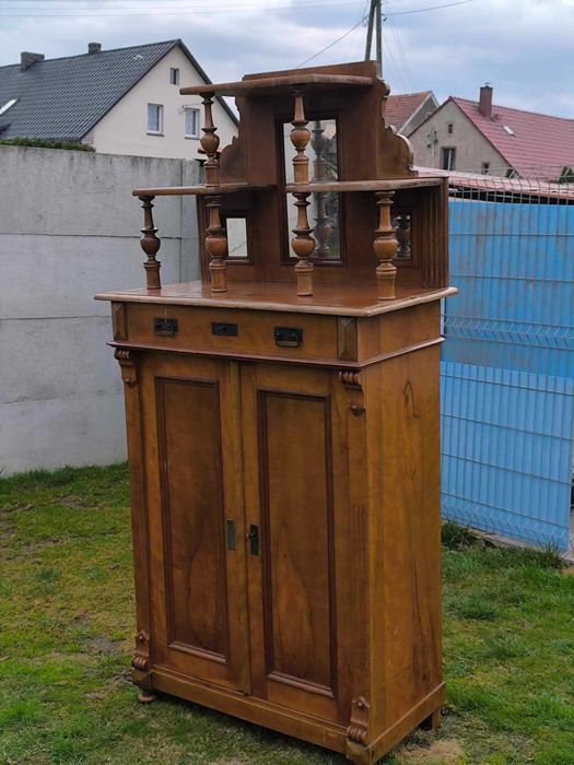 VERTIKO EKLEKTYCZNE A-N STARA bieliźniarka z nadstawką i lustrem