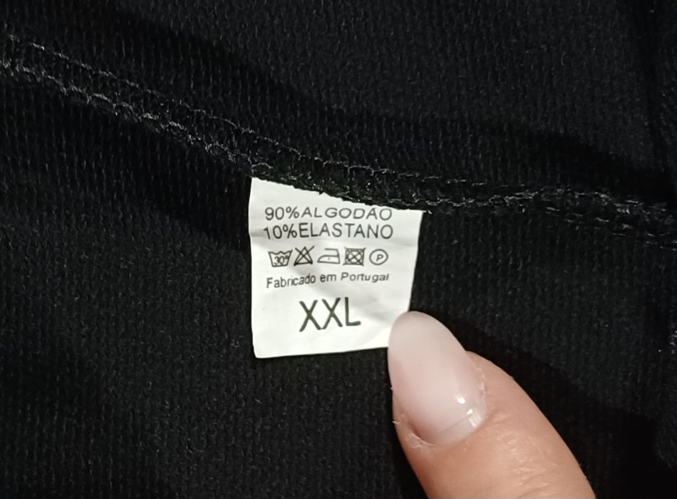 Calções Pretos XXL