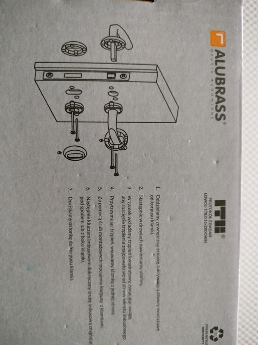 Gałki do drzwi kolor patyna