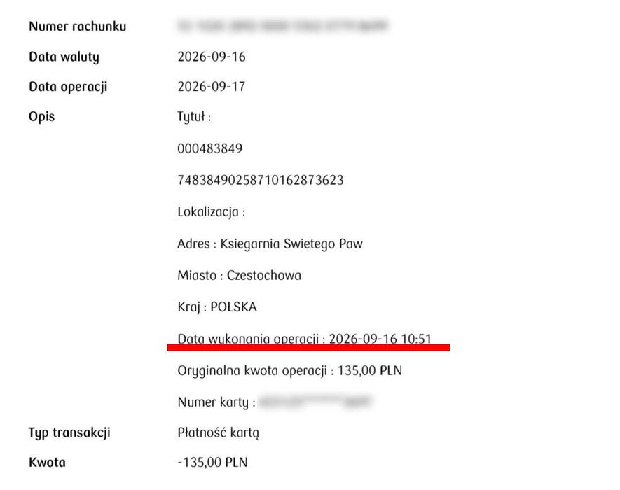 Pismo Święte Tysiąclecia - okazja