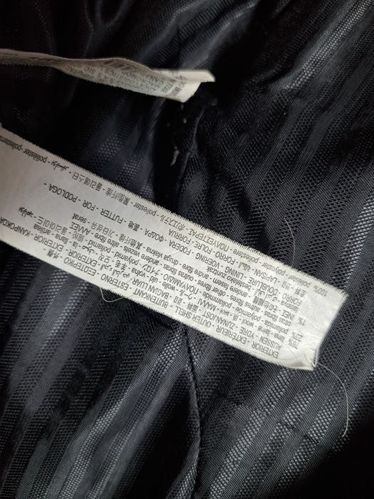 Czarny elegancki płaszcz męski wełniany Zara Man L