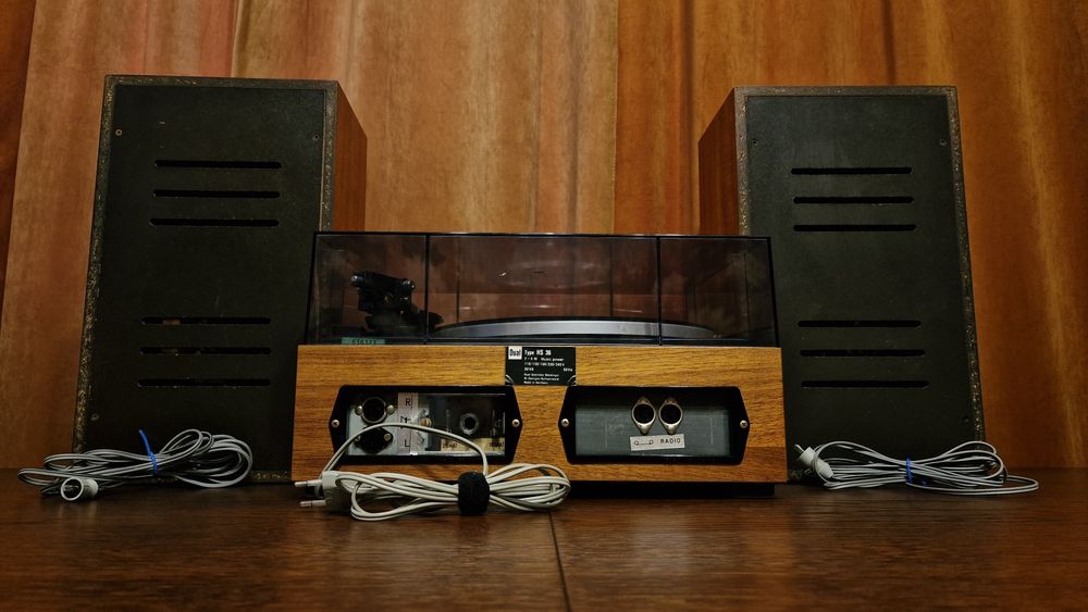 Dual HS 36, Wzmacniacz z gramofonem Dual 1210 oraz kolumnami