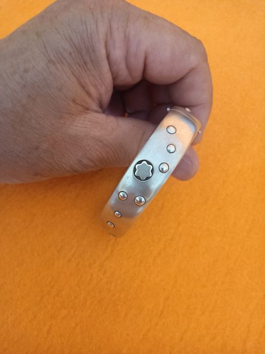 Pulseira / bracelete Montblanc em prata 925