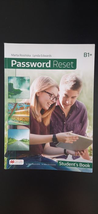 Password reset B1+ , podręcznik