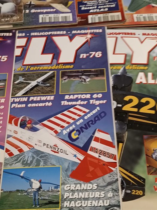 15 revistas da MRA Le Modele Rèduit d´Avion e Fly