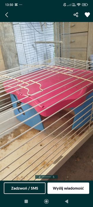 Sprzedam klatkę (domek w zestawie)