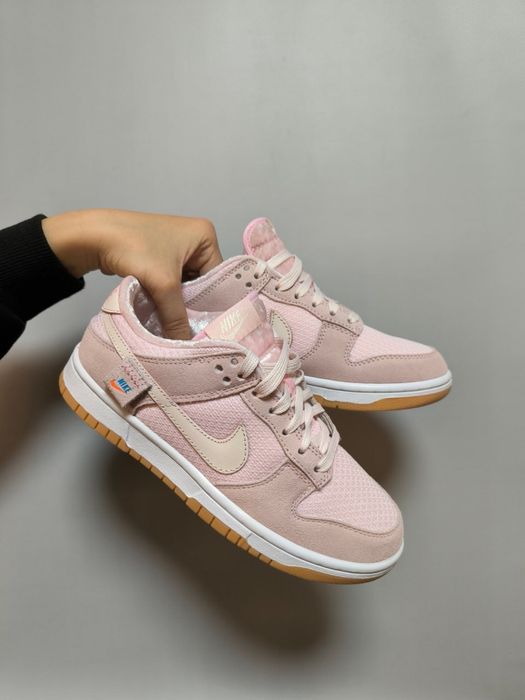 Жіночі кросівки Nike Sb Dunk Low Teddy Bear Pink рожеві тедді