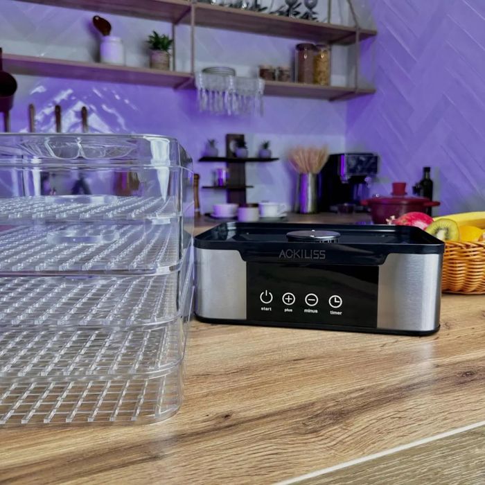 Сушарка для овочів і фруктів квадратна ACL-6801