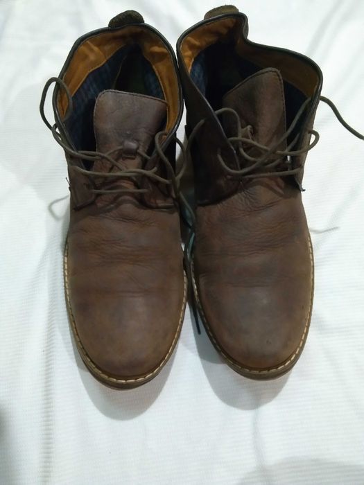 Мужские ,кожаные ботинки,Clarks,демисезон