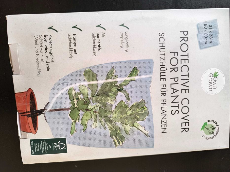 Capa protetora para plantas