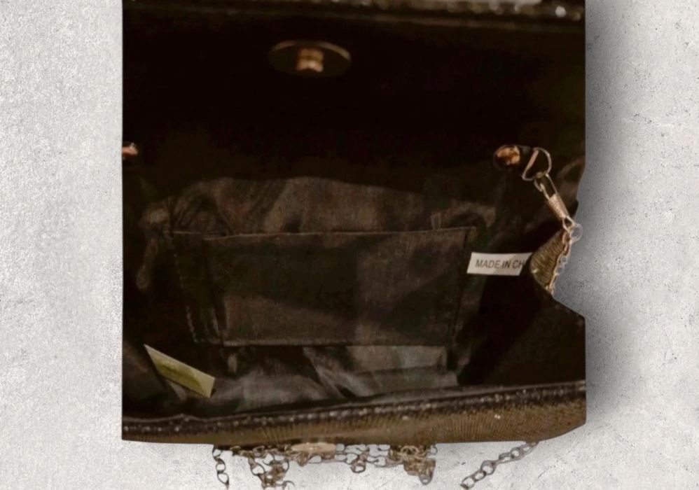 Bolsa Cerimonia Preta Shein