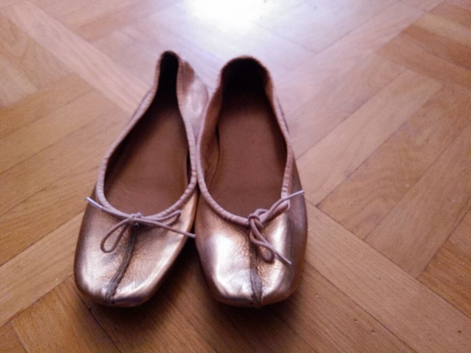 CLARKS Балетки Freckle Ice Золото р.40, 26 см